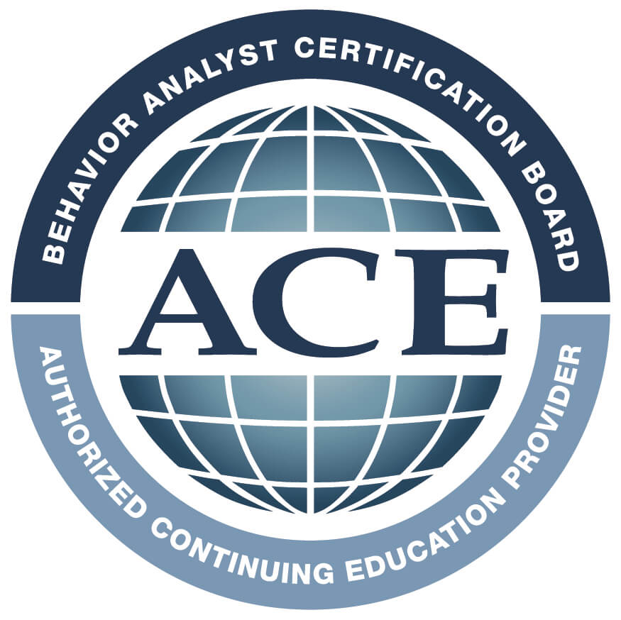 Graphic signifying Authorized Continuing Education Provider of the Behavior Analyst Certification Board
